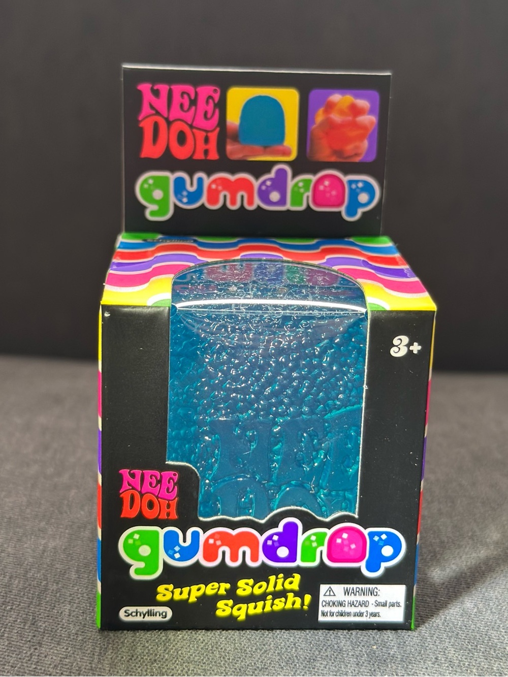 NeeDoh Gumdrop Super Solid Squish! — Blue